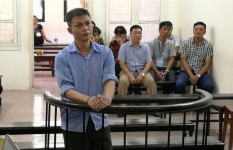 Bị cáo Chu Hữu Thắng.