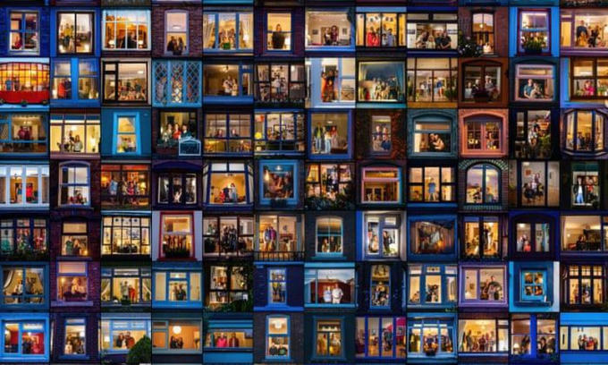 Bức ảnh ”Windows on to the interior world” (tạm dịch: Cửa sổ vào thế giới bên trong) tập hợp rất nhiều hình ảnh được chụp bởi nhiếp ảnh gia Ruth Medjber tại Ireland trong suốt thời gian giãn cách xã hội. Ảnh: Ruthless Imagery.