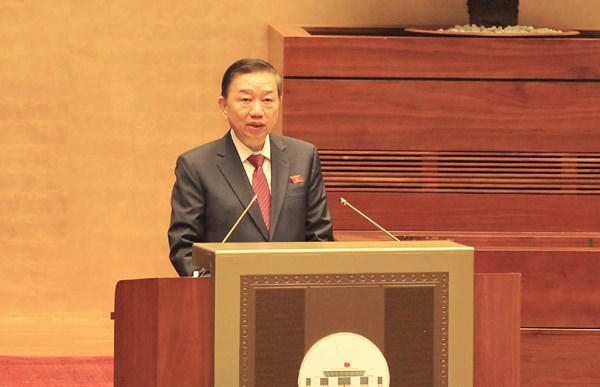 Bộ trưởng Bộ Công an Tô Lâm.