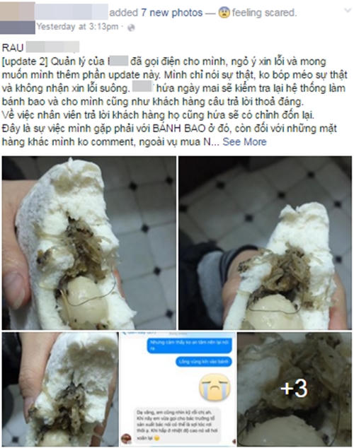 Lời giải thích của cửa hàng được N.N đăng tải lại.