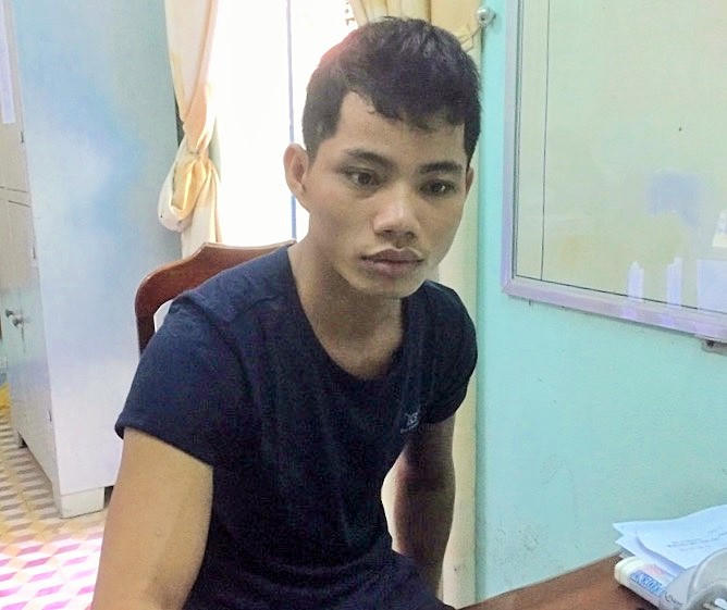 Đối tượng Trần Xuân Trung thực hiện nhiều vụ trộm tại quận Liên Chiểu thời gian gần đây.