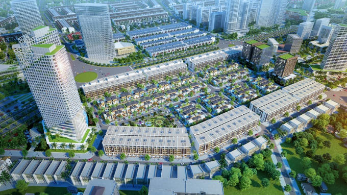 Tiểu khu Royal Park – Tiểu khu đẹp nhất dự án Piania City, nằm ngay mặt tiền đường Trần Phú.