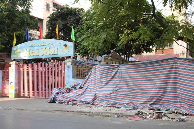 Hiện trường vẫn đang được phong tỏa để phục vụ công tác điều tra.