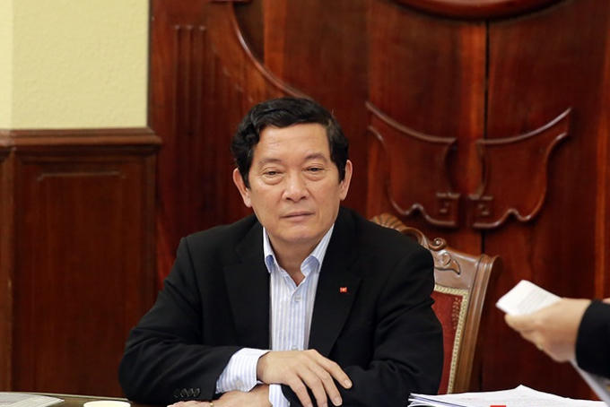 Thứ trưởng Huỳnh Vĩnh Ái xin lỗi dư luận vì sự cố đáng tiếc này. Ảnh: Tổ quốc.