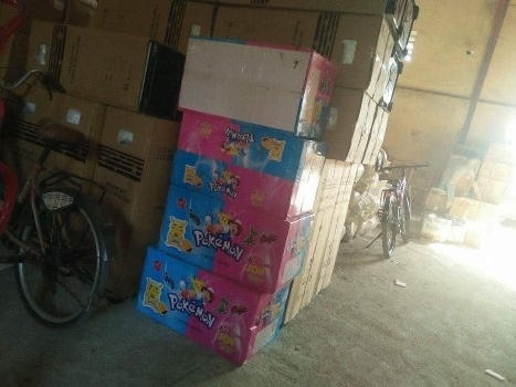 Số lô hàng điện tử bị bắt giữ