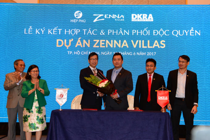 Công ty CP Hiệp Phú phối hợp DKRA công bố dự án khu nghĩ dưỡng cao cấp Zenna Villas