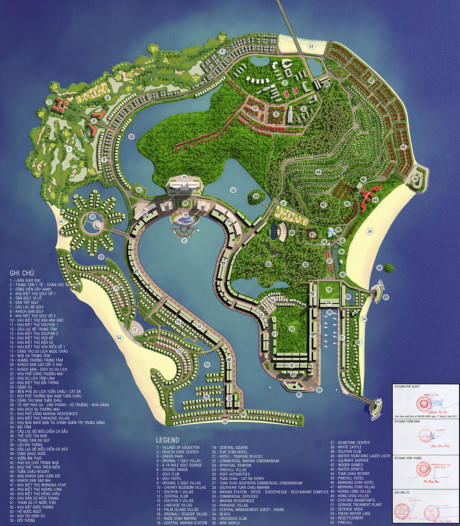 Quy hoạch Tuần Châu được UBND tỉnh Quảng Ninh phê duyệt năm 2011.