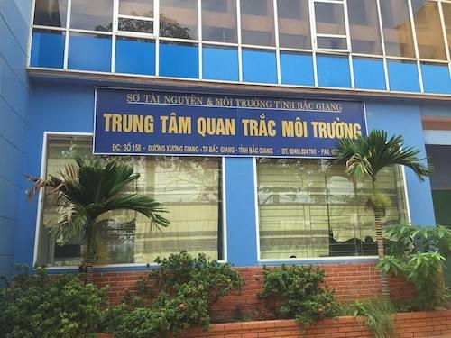 Trung tâm quan trắc môi trường tỉnh Bắc Giang.