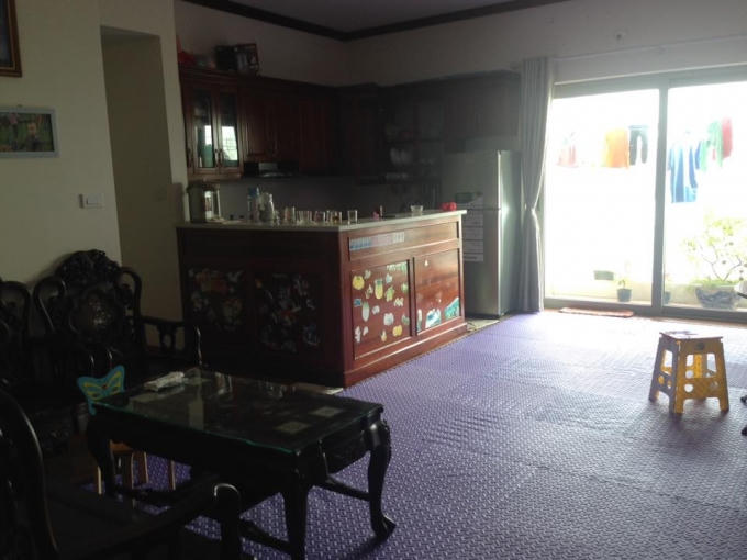 Phòng bếp của căn hộ được thiết kế phù hợp gọn gàng và tiện nghi.