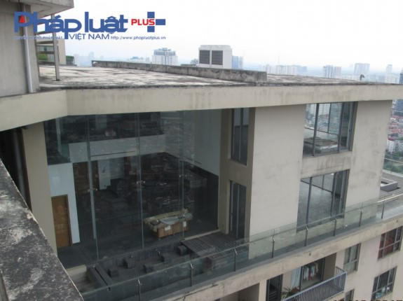 Sáu căn penthouse được xây dựng trên diện tích của tầng kỹ thuật và tầng mái.