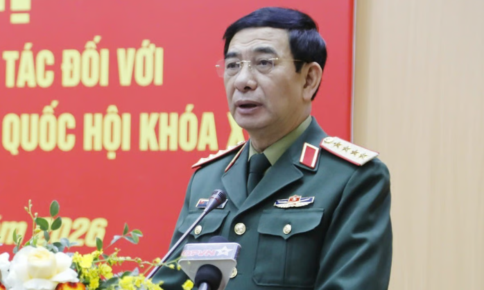 Đại tướng Phan Văn Giang - Bộ trưởng Quốc phòng. Ảnh: Bộ Quốc phòng