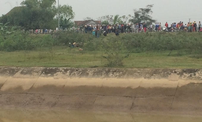 Hiện trường nơi phát hiện thi thể nam thanh niên.