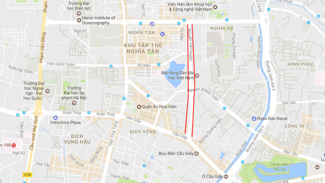 Đường Nguyễn Văn Huy&ecirc;n k&eacute;o d&agrave;i (Cầu Giấy, H&agrave; Nội) được th&ocirc;ng xe năm 2015, c&oacute; chiều d&agrave;i chỉ hơn 500m nhưng tổng mức đầu tư l&ecirc;n tới hơn 969 tỷ đồng (trung b&igrave;nh gần 2 tỷ đồng/m).