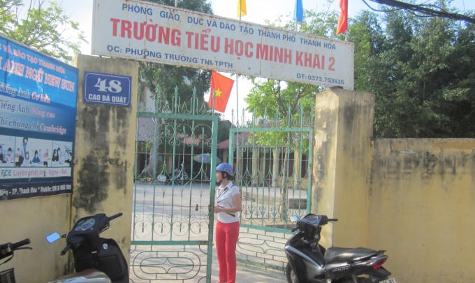 Trường Tiểu học Minh Khai 2. Ảnh: Nguyệt Chi