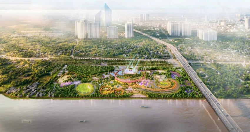 Phối cảnh Công viên Phú Thượng. (Ảnh: IT).