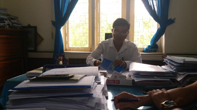 Ông Phạm Văn Điểu, Trưởng BQL Dự án đầu tư xây dựng TP Hội An thông tin về Dự án kè hơn 54 tỉ được Chính phủ cho làm