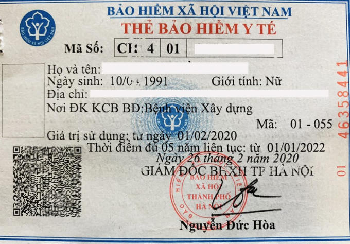 Thẻ bảo hiểm y tế giúp người dân giảm gánh nặng khi không may bị ốm đau.
