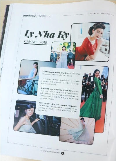 Lý Nhã Kỳ được tạp chí Madame Figaro ví như là "Lady Di" của Việt Nam.