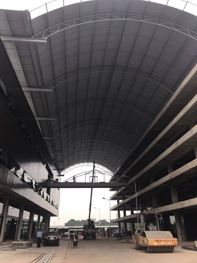 Chợ Bầu đang chuẩn bị hoàn thiện nốt những khâu cuối cùng để đi vào hoạt động trước tết Dương lịch 2017.