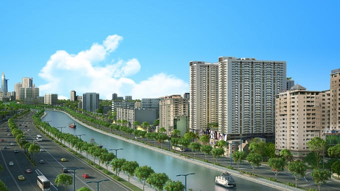 Không gian xanh của The GoldView