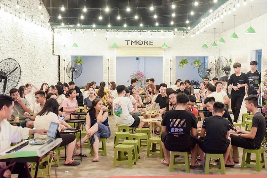 Các tiệm trà chanh được thiết kế với không gian đẹp đẽ, mới lạ.