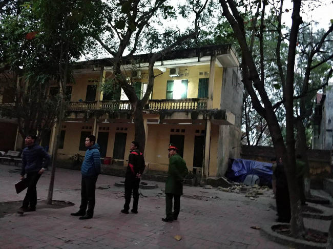 Hiện trường nơi xảy ra sự việc (ảnh VTV).