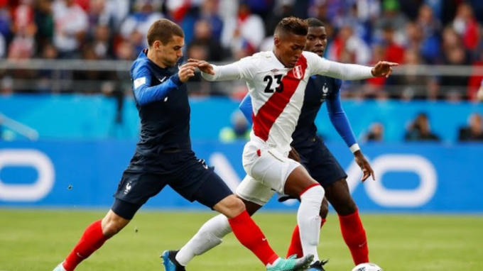 Chung cuộc, Pháp thắng Peru 1-0 để trở thành đội đầu tiên của bàng C lọt vào vòng 1/16.