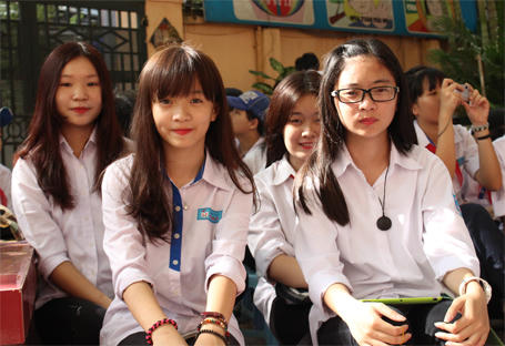 Từ ngày 9/6, học sinh Hà Nội sẽ tham gia kỳ thi chung vào lớp 10 do Sở GD-ĐT tổ chức với 2 môn Toán và Ngữ văn. (Ảnh: Đời sống Pháp luật)
