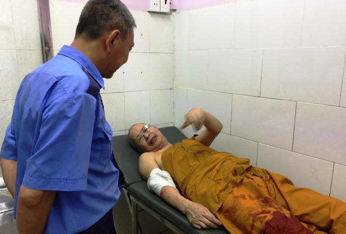 Một nhà sư kể lại giây phút kinh hoàng.