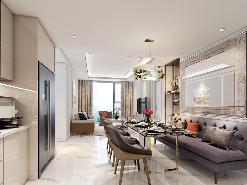 Căn hộ hoàng đế Napoleon với phong thủy hoàn hảo.