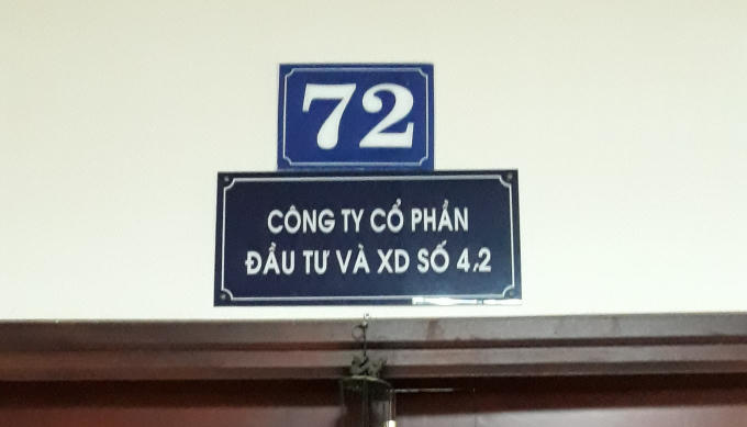 Công ty cổ phần đầu tư và xây dựng số 4.2 bị