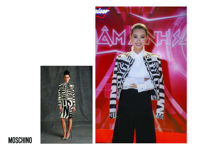 Áo khoác Moschino giá hơn 60 triệu.