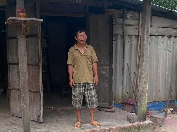 Ông Nguyễn Trần sau khi được thừa nhận bị làm oan. Ảnh: VH.