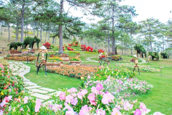 Thung lũng tình yêu ở Đà Lạt.