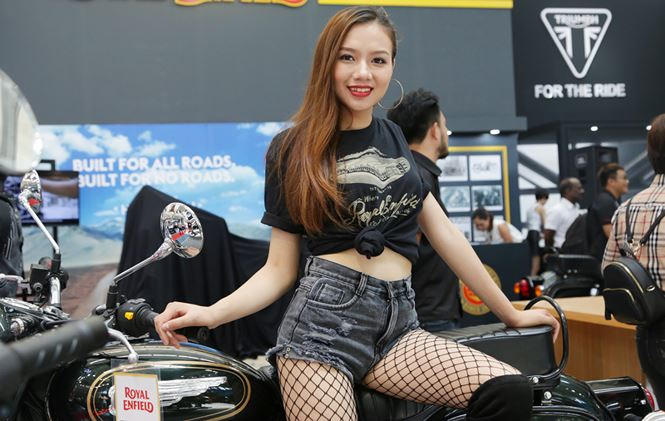 Do năm nay không có một triển lãm xe máy riêng nên một số thương hiệu môtô lựa chọn Vietnam AutoExpo 2018 làm nơi trình diễn các dòng xe mới.
