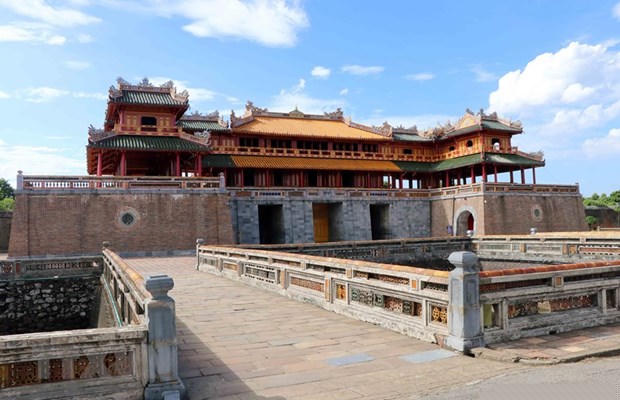 Ngọ Môn - biểu tượng của Kinh đô Huế xưa. (Ảnh: Đỗ Trưởng/TTXVN)