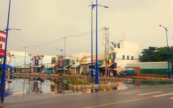 Điểm đầu của công trình đường nối Cách Mạng Tháng Tám đến đường tỉnh 918, thuộc gói thầu CT3-PW-2.5