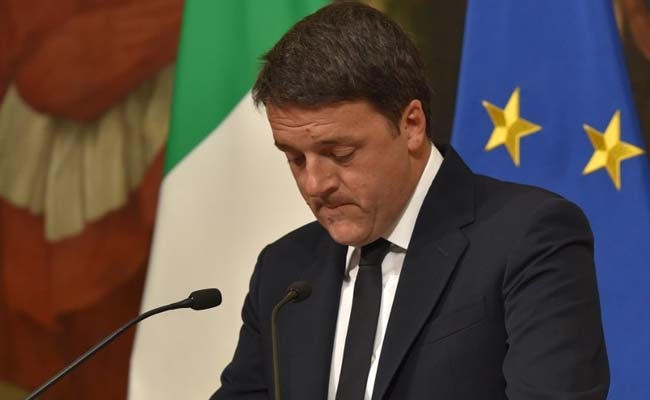 Thủ tướng Italy tuyên bố từ chức. (Ảnh: AFP)