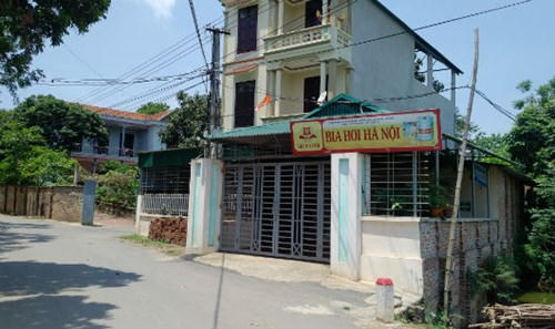 Ngôi nhà ông Thanh xây dựng trên đất có sổ đỏ của gia đình ông Nghĩa.