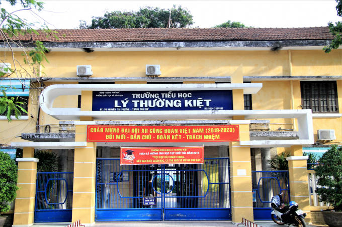 Trường Tiểu học Lý Thường Kiệt, ngôi trường hơn 60 năm tuổi.