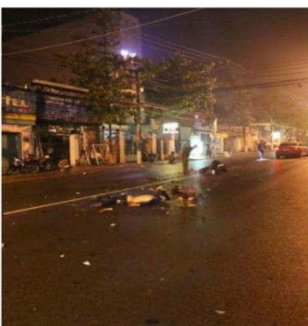 Hiện trường vụ việc.
