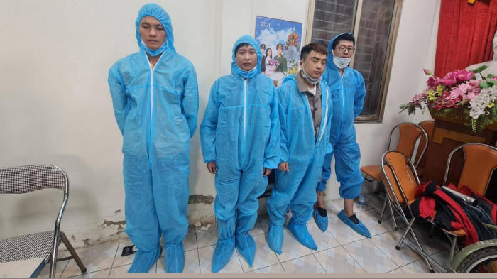 Các đối tượng bị bắt giữ