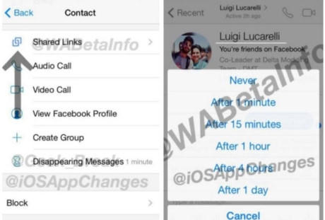 Facebook Messenger sắp th&ecirc;m t&iacute;nh năng gửi tin nhắn tự hủy