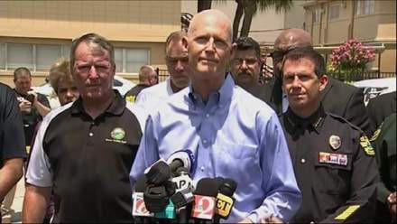 Thống đốc bang Florida Rick Scott cho rằng đây là một "hành vi khủng bố". Ảnh: Sina