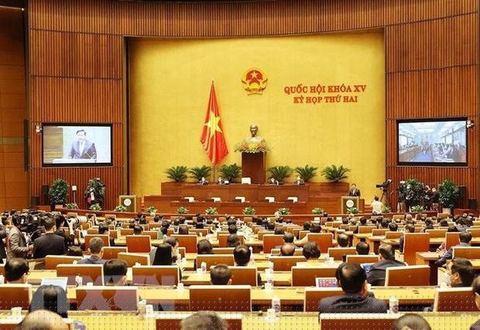 Quốc hội thông qua tại Nghị quyết số 23/2021/QH15 kế hoạch tài chính quốc gia, kế hoạch vay, trả nợ công giai đoạn 2021-2025. (Ảnh: Trí Dũng/TTXVN)