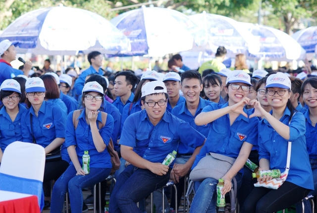 Những thanh niên tình nguyện đã sẵn sàng "tiếp lửa" tại Đà Nẵng. (Ảnh: Dân trí)