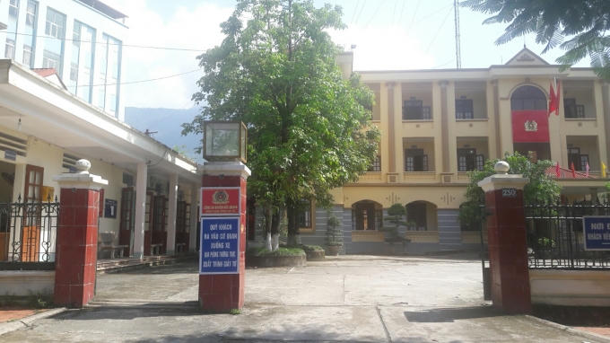  Trụ sở Công an huyện Bắc Quang, nơi đã tạm giữ Lý Thị Thúy, song lại thả.