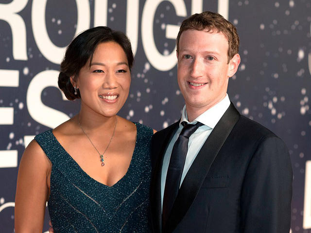 Tỷ phú Mark Zuckerberg và Priscilla Chan.