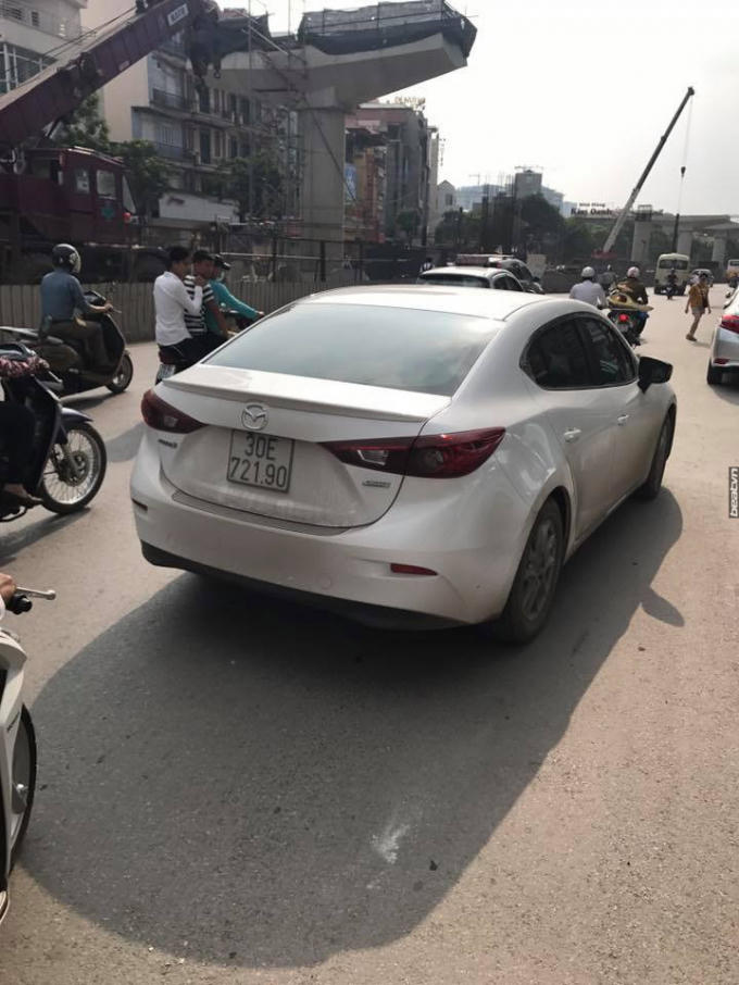 Chiếc xe của nam thanh niên.