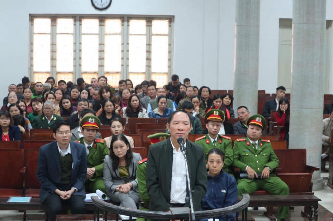 Bị cáo Phan Minh Nguyệt tại phiên tòa.